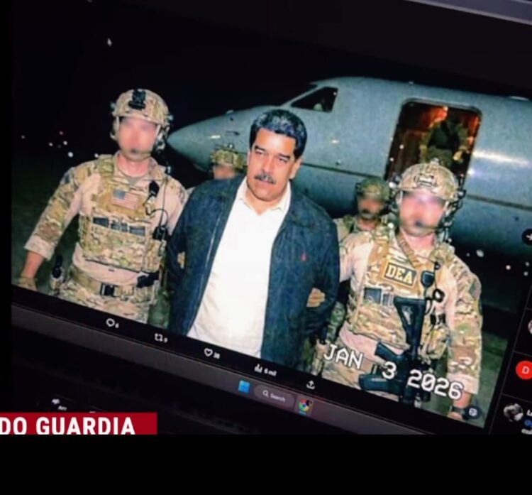 Suposta foto de Nicolás Maduro preso após ataque à Venezuela viraliza nas redes