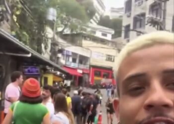 “Vieram de canoa?”: motoboy faz comentário a paraenses no Vidigal e vídeo repercute nas redes