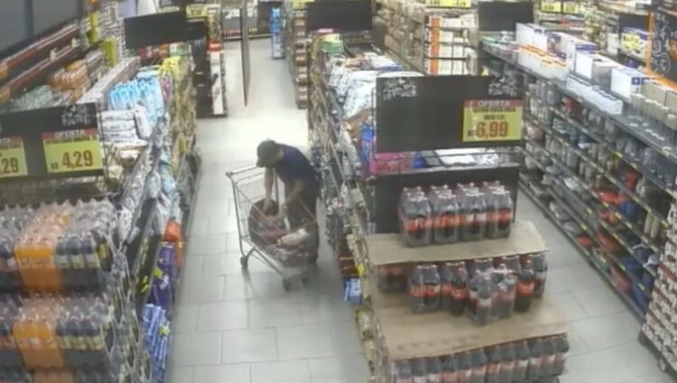 Jovem é preso em Manaus após tentar furtar picanha avaliada em R$ 185 em supermercado