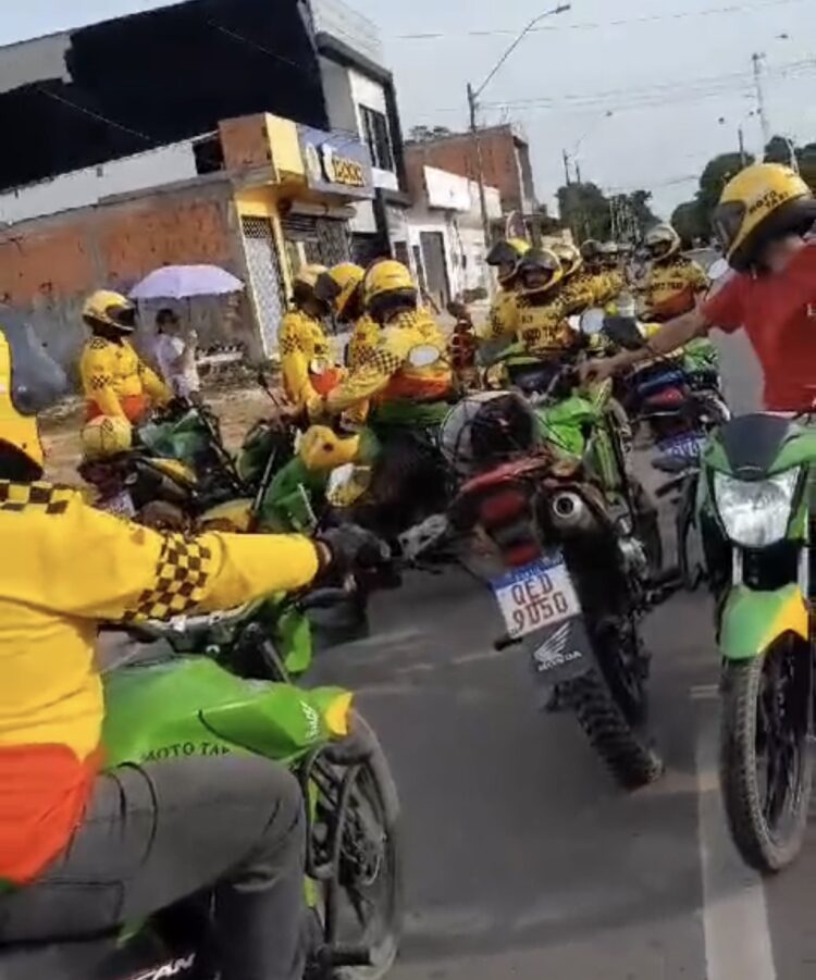 Mototaxistas intimidam motociclistas que tentam trabalhar com apps de corrida em Barcarena