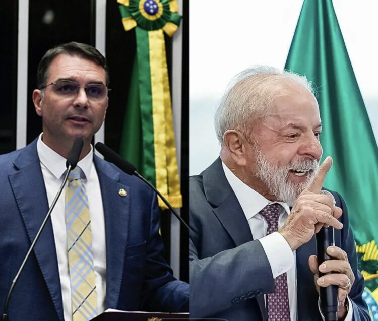 Flávio Bolsonaro vence Lula no 1º e no 2º turno, diz pesquisa