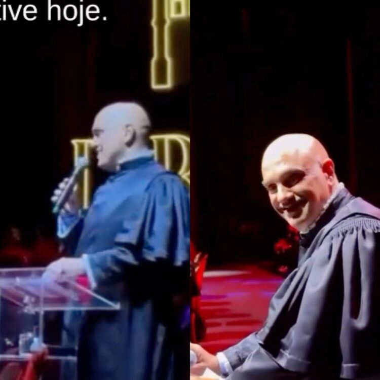 “Hoje já fiz o que tinha que fazer”, diz Moraes em colação da USP após determinar transferência de Bolsonaro para a Papuda