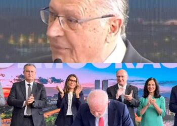 Alckmin exalta Lula como “salvador da democracia” em evento sobre o 8 de Janeiro