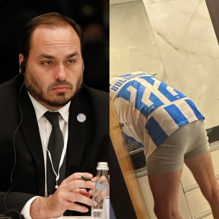 Carlos Bolsonaro divulga imagem do pai de cueca e alerta para piora no estado de saúde de Bolsonaro