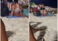 Casal se “empolga” namorando na praia do Arpoador e acabam sendo abordados por policiais
