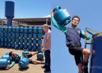 Propaganda inusitada de gás viraliza nas redes sociais: “o nome é prata mas o gás é de ouro”