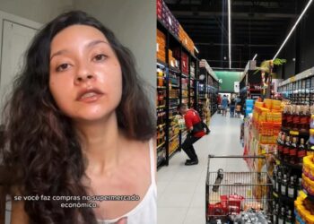 Em Belém, influenciadora denúncia supermercado Econômico após pagar valores mais caros no caixa do que o anunciado na prateleira