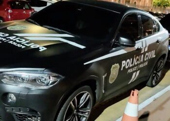 BMW da Polícia Civil chama atenção nas ruas de Belém e viraliza nas redes sociais