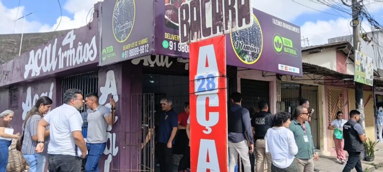 Ponto de venda de açaí é interditado em Ananindeua durante fiscalização em meio ao surto de doença de Chagas
