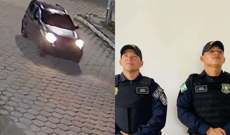 Câmeras mostram perseguição de carro preto a guardas antes de execução com fuzis em Portel