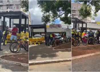 Ambulante é cercado e agredido por policiais na Estação Brás