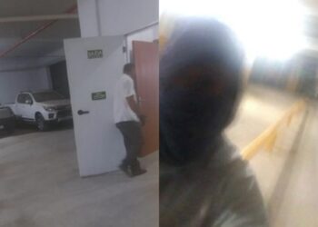 Celular de corretora gravou emboscada e ataque por trás de síndico no subsolo de prédio. Veja o vídeo