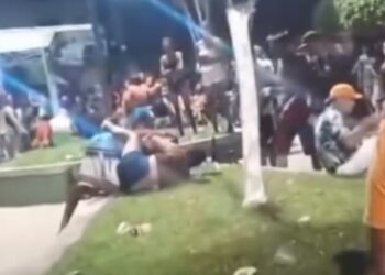 Briga de casal sai do controle e termina em pancadaria generalizada