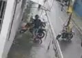 Câmera flagra furto de motocicleta no bairro da Sacramenta