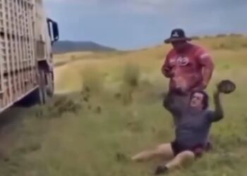 Homem se desespera após atropelar companheira durante manobra: “Comigo não”