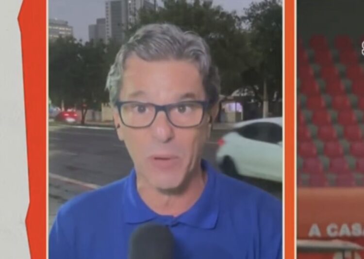 Repórter sofre tentativa de assalto ao vivo e reação chama atenção