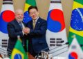 Lula e líder sul-coreano se chamam de amigos e irmãos: “Operários”