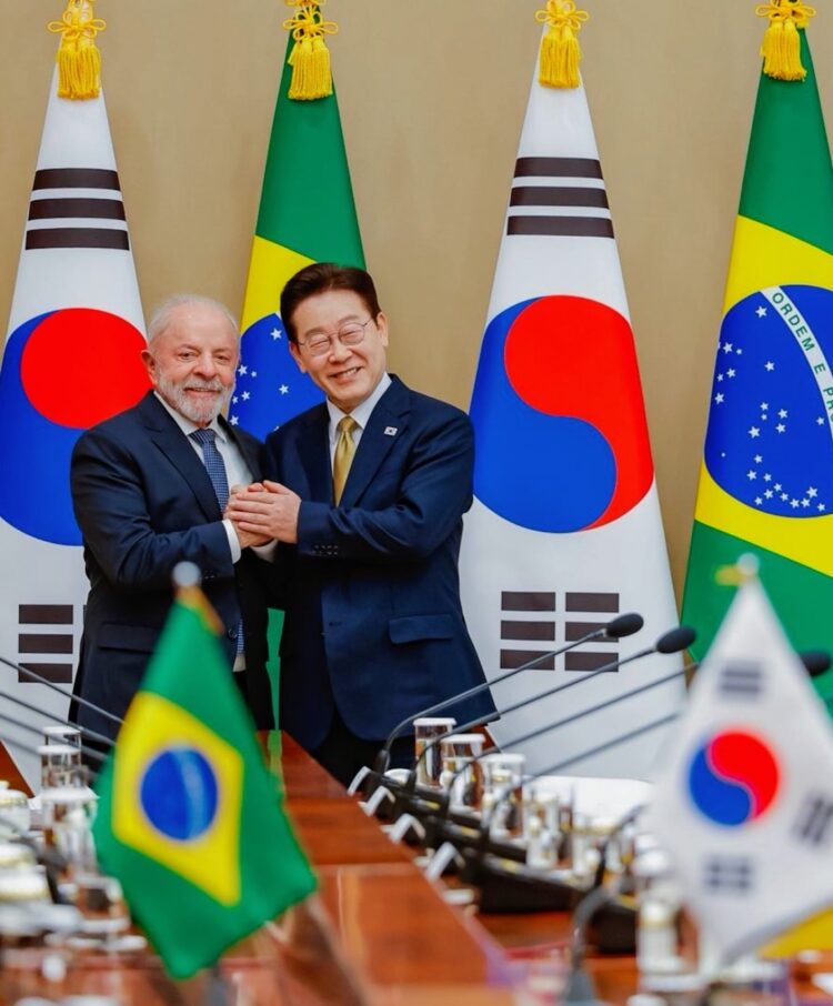 Lula e líder sul-coreano se chamam de amigos e irmãos: “Operários”