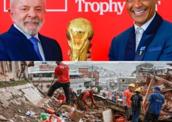 Enquanto Minas Gerais enfrenta tragédia por chuvas, Lula participa do Tour da Taça da Copa do Mundo