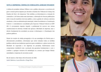 Jornalista paraense denuncia censura judicial após decisões dos Tribunais de Justiça do Pará e Amazonas