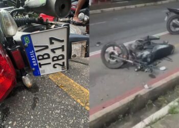 Motorista de aplicativo morre após colidir com poste na avenida Pedro Álvares Cabral, em Belém