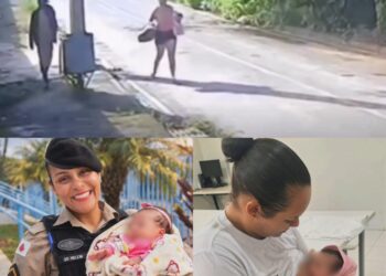 Bebê abandonada em mata é amamentada por PM em MG; pais são presos por maus-tratos