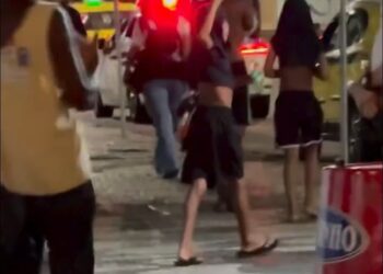 Vereador publica vídeo de menores sendo apreendidos após assaltarem turistas na região da Cinelândia