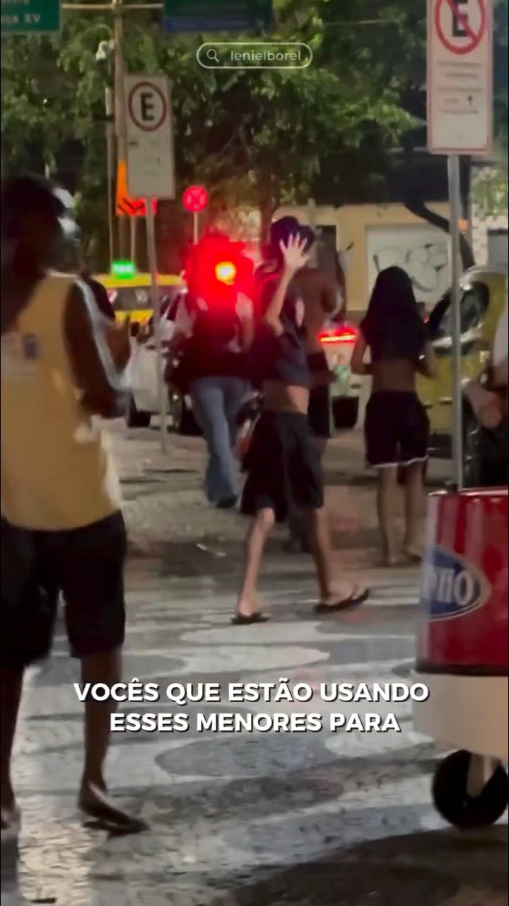 Vereador publica vídeo de menores sendo apreendidos após assaltarem turistas na região da Cinelândia