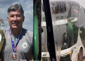 Treinador da base da Tuna Lusa morre após ônibus sair da pista em Goianésia do Pará