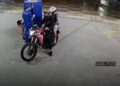 Dupla armada cai de moto ao fugir após assalto em posto na BR-316