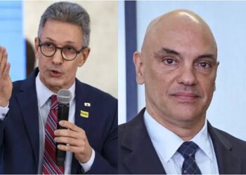 Vídeo mostra Zema pedindo impeachment de Alexandre de Moraes em Brasília