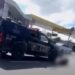 Suspeito de assalto é atropelado por viatura durante perseguição