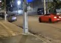 Mustang colide com carros estacionados no bairro Umarizal durante a madrugada