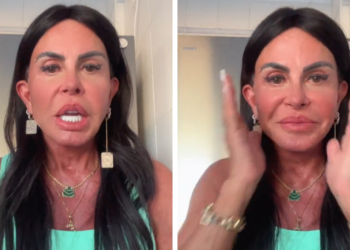 Gretchen curte passeio de barco e toma “banho de baldinho” na Ilha do Combu