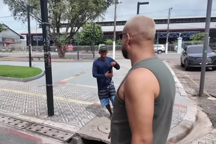 Tentativa de assalto assusta influenciadores durante gravação em Belém