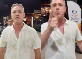 Video mostra motoboy sendo agredido por dono de restaurante de sushi, enquanto aguardava pedido, em Natal