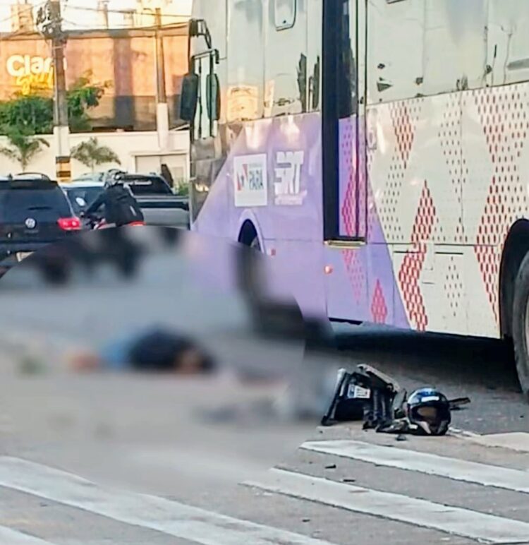 Motociclista que estava sem capacete morre após grave acidente na BR-316, em Ananindeua