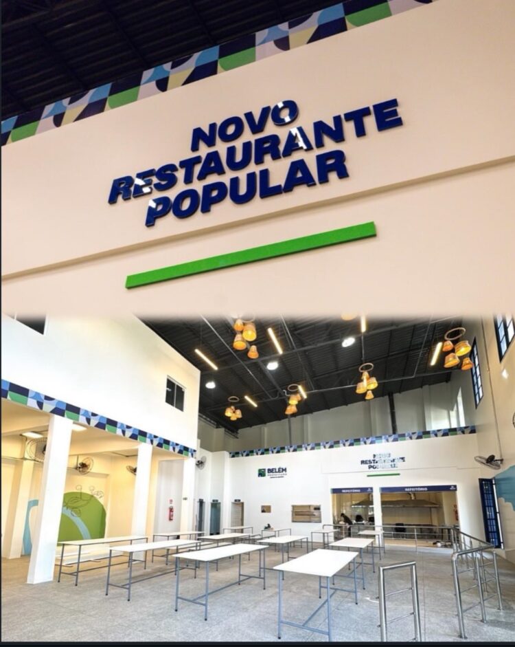 Prefeitura de Belém reabre restaurante popular no centro da cidade: refeições a R$ 2,00 reais