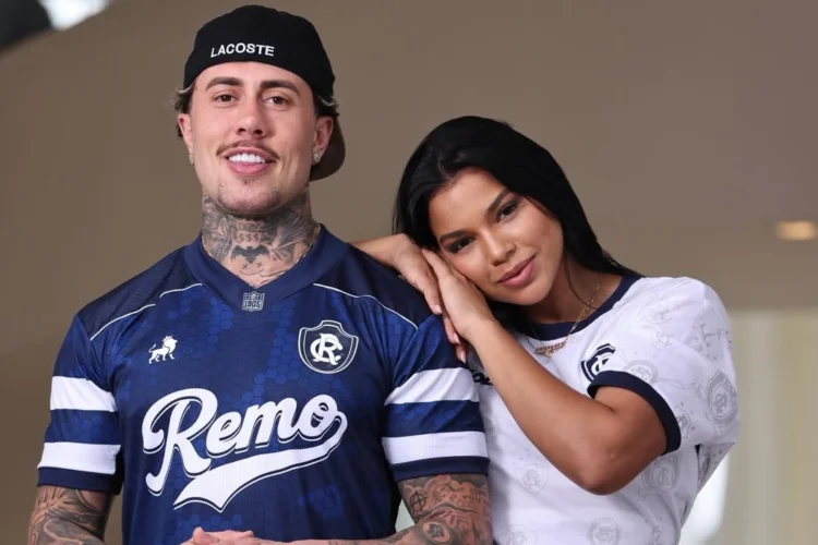 MC Daniel e Lia Mendonça pescam filhote durante passeio em ilha no Pará