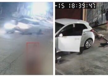 Mulher que estava de moto é perseguida e atropelada por ex-namorado, em São Paulo
