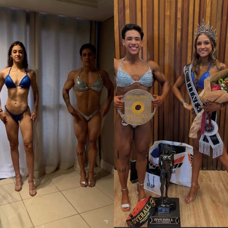 Casal de namoradas fisiculturistas exibe físico e chama atenção na web