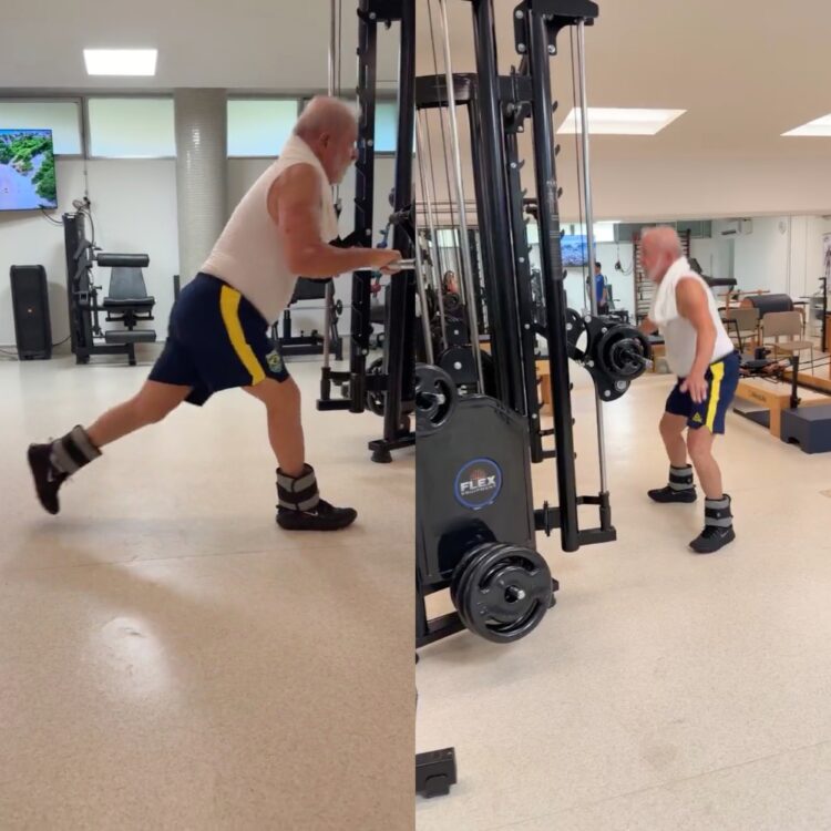 Janja posta vídeo de Lula ‘malhando’ para começar a semana e viraliza