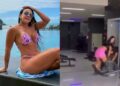 Influenciadora puxa gerente de academia pelos cabelos após suspeita de traição:“Ela tá ficando com meu ex”