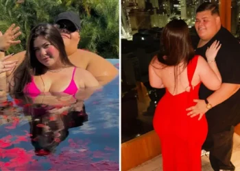 Noiva de Gordão da XJ reage à perda de 130 kg: ‘Não dá pra emagrecer mais’