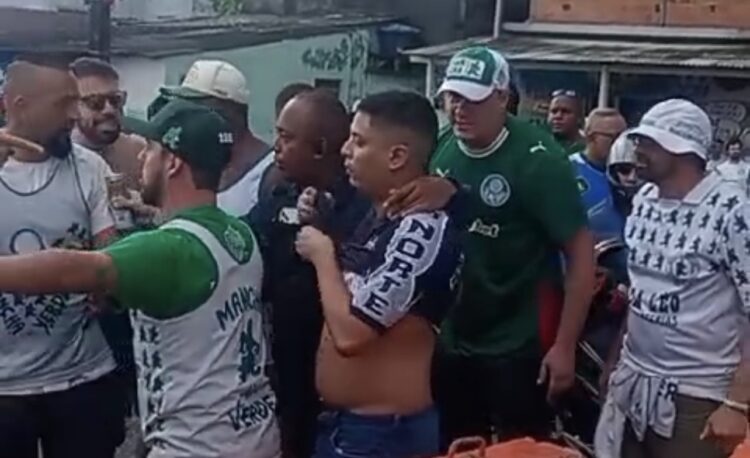 Torcedor da Remoçada é cercado e agredido por integrantes da Mancha Verde antes de Remo x Palmeiras no Mangueirão
