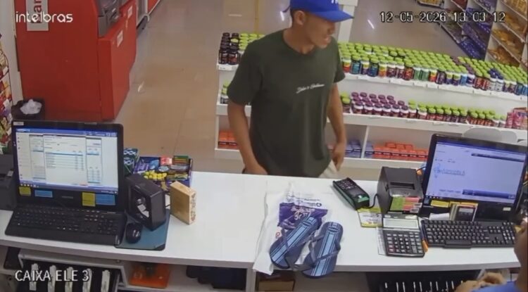 Câmeras flagram assalto com faca em farmácia próxima à feira da Cohab, em Santarém