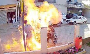 Morre mulher que foi queimada por acidente pelo filho que ateou fogo em moto durante abordagem, no Espírito Santo