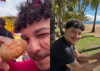 Turista morre após comer caranguejo e ter crise alérgica severa em praia de Maceió