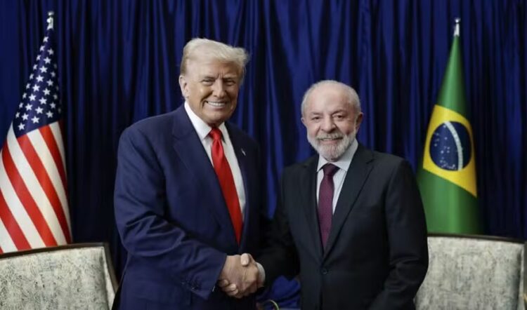 Lula é recebido por Trump na Casa Branca