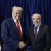 Lula é recebido por Trump na Casa Branca